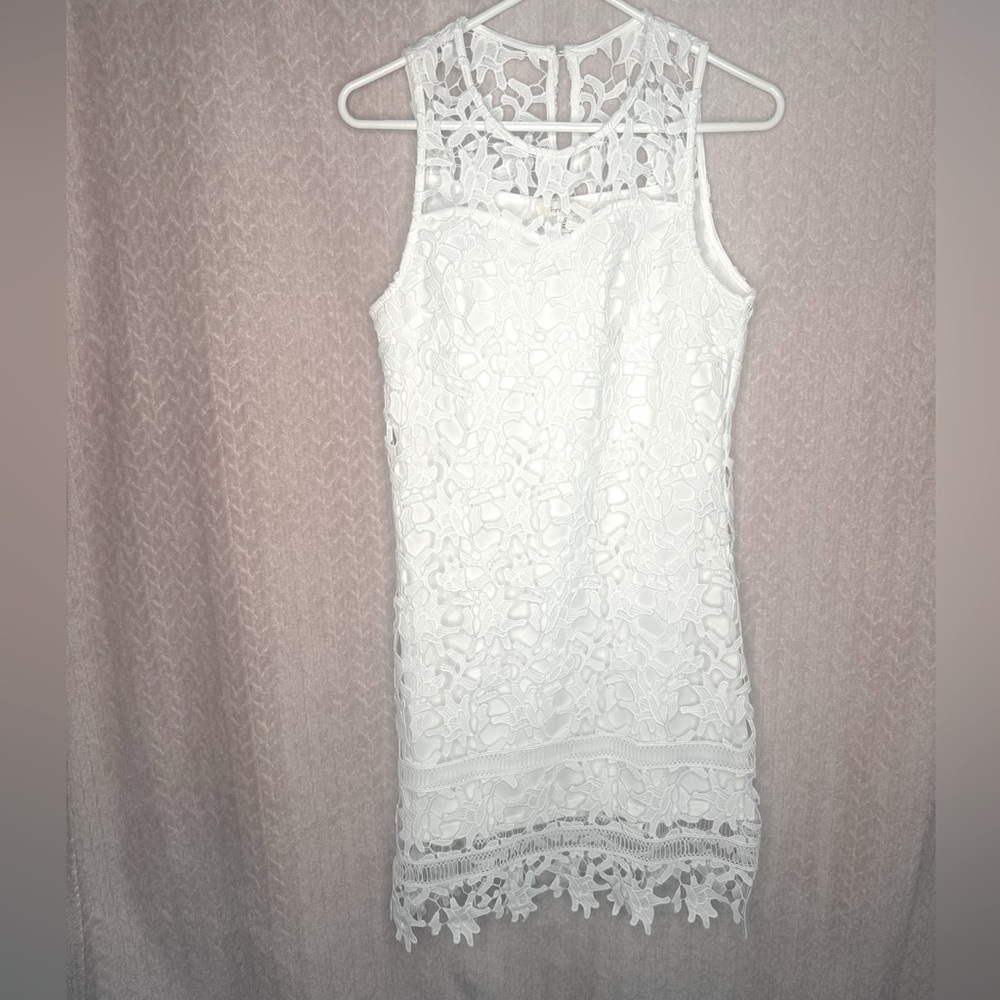 White Lace Francesca’s Dress